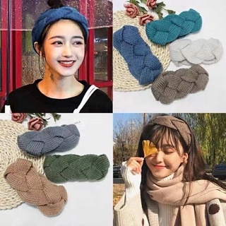 Winter Knit Headbands Chunky Headwrap For Women Crochet Turban Knitted Ear Warmer