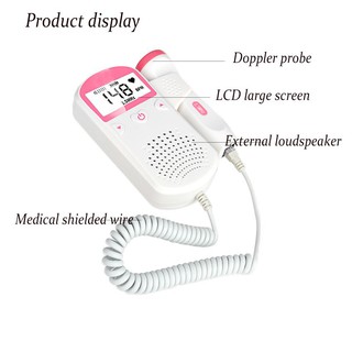 Fetal Doppler Baby Heart Device Portable Medical LCD Screen (3)