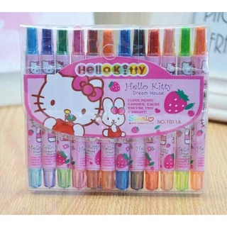 Ready Stock/┋◕COD Hello'Kitty Design (small) Roller Crayons