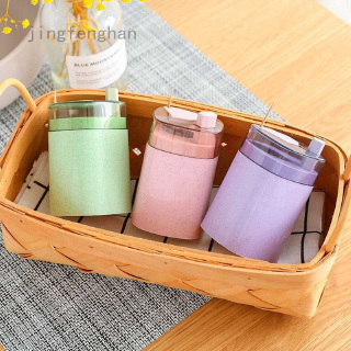 jingfenghan Household Toothpick Dispenser Automatic Toothpick Holder Container Wheat Straw