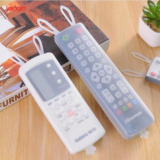 *COD* Funny Rabbit Ear Silica Gel Anti-dust Transparent Noctilucent TV Remote Control Protective Cover AC Air Conditioning Protector