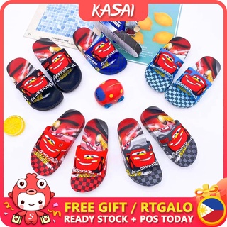 KASAI boy fashion slipper cars mcqueen Boys shoes kids slippers slip on non-slip slippers (1)