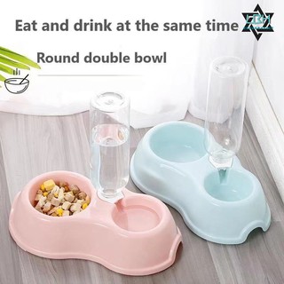 Pet Bowl Cat And Dog 2in1 bowl food bowl drinking feeding bowls (8)