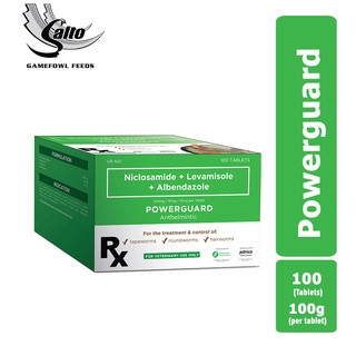 Powerguard (Dewormer) (1 Box) (100 Tablets)pet food dog Cat food food snack