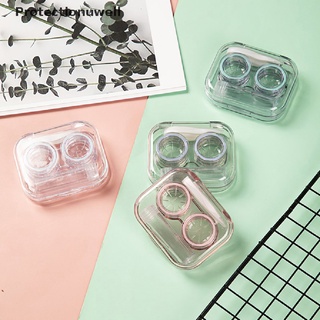PWPH Contact Lenses Case Transparent Tweezers Suction Stick Container Set Box Travel HOT