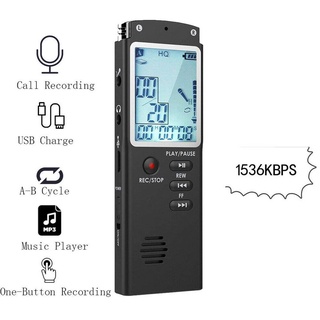 Portable Digital Voice Recorder Voice Activated Digital Sound Audio Recorder Recording Dictaphone