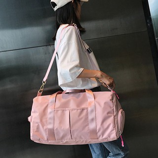 Gym Fitness Bag Large Capacity Waterproof Sport Travel Duffle Girl's Bag (1)