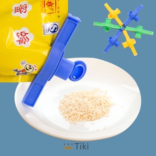 Portable Plastic Clips For Kitchen Food And Snack Storage Sealed Bags | TiKi