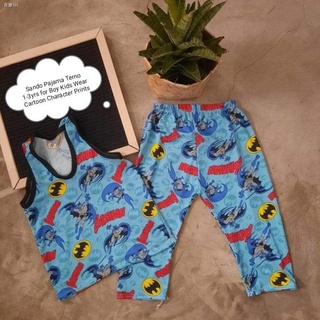Favorite❀☸♚Boy 1-3yrs Sando Pajama Terno/Set Childrens Fashion Wear Cotton Spandex Printed