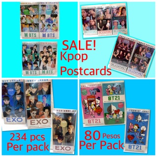 Kpop Postcards 234 pcs per pack