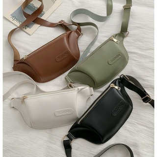 New Korean Fashion belt bag chain portable shoulder chest bag