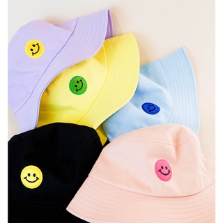 Abbey Smiley Colored Bucket Hat