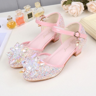 Girls Shoes Princess Shoes 2021 Girls High Heels Kids Princess Shoes (1)