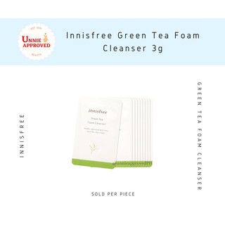 Innisfree Green Tea Foam Cleanser 3g