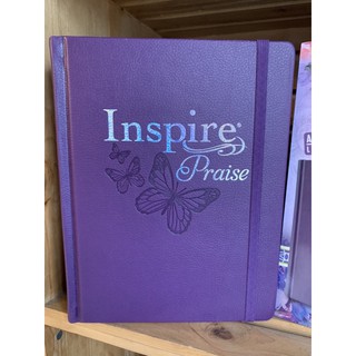 NLT INSPIRE PRAISE BIBLE FOR COLORING AND CREATIVE JOURNALING HARDCOVER LEATHERLIKE PURPLE (7)
