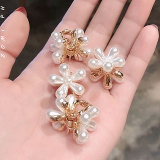 [ZOMI] Korean Style Daisy Flower Hairpin Pearl Hair Clip For Women