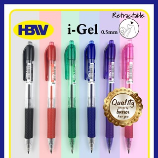 bnesos Stationary School Supplies HBW I Gel Pen Retractable Sign Pen 0.5mm 1Pcs