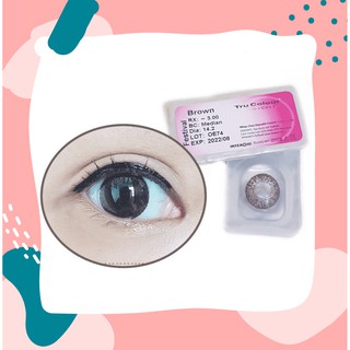-5.00 to -10.00 Brown Trucolour GRADED Contact lens