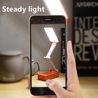 LED Desk Lamp USB Study Lamp Stepless Dimming Table Lamp Rechargeable Foldable Student Reading Light