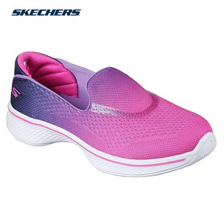 Skechers Kids Go Walk 4 - Sporty Star(Hot Pink & Purple)