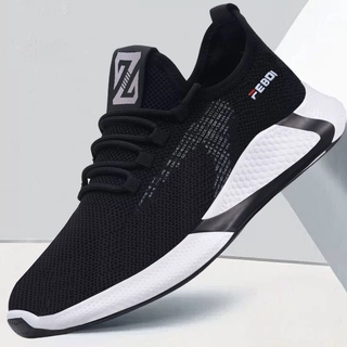 ◆Men s tennis shoes 2021 new spring breathable lightweight casual shoes Korean summer running shoes men s sports shoes