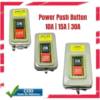 POWER PUSH BUTTON SWITCH 3 Phase 10A | 15A | 30A | Sk Electrical Supply