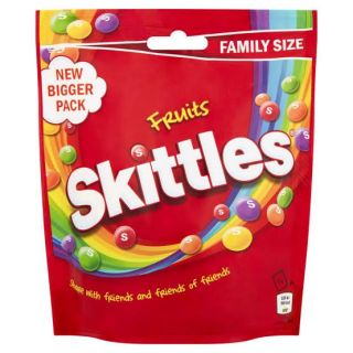 Skittles Fruits Family Size Pouch -196g