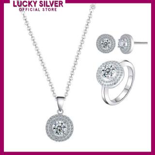Lucky Silver Italy 92.5 Silver Ladie's Set S08 (1)