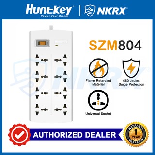 Huntkey 8 Socket Surge Protector Power Strip SZM804