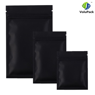 High Quality Smell Proof Plastic Mylar Bags Ziplock Bags Flat Bottom Tear Notch Pouches 100 X Alumin