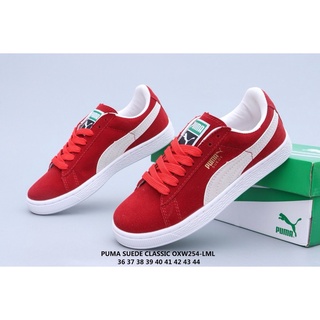 ❃۩Ready Stock Puma Suede Classic red men and women casual sneakers