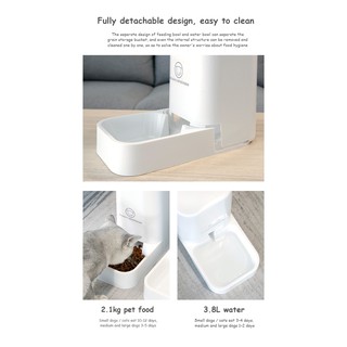 automatic water Automatic feeder white 3.8L cat and dog 28*15*28cm (8)