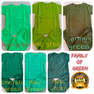 QUALITY SCRUBSUIT (FAMILY OF GREEN) (1)