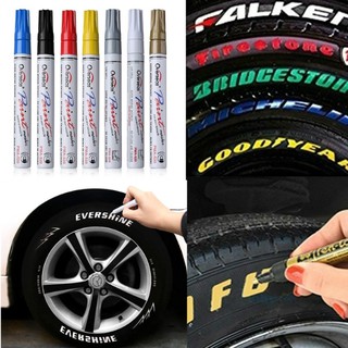 12pcs Car Paint Pen Colorful Sign Waterproof Car Tyre Tire Tread CD Metal Permanent Paint Marker
