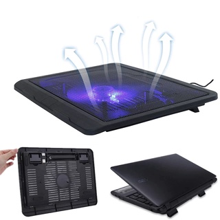 N19 notebook cooler 14 inch LED light fan usb Mini Laptop Cooler Blu-ray cooling pad / bracket
