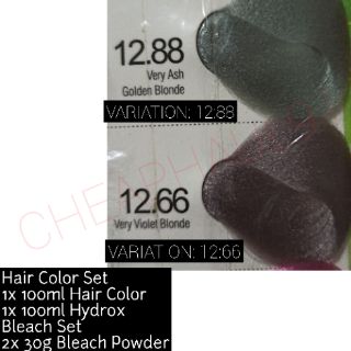 Hair Color set and bleaching set (7)