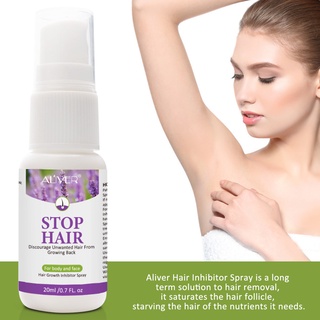 Natural non-irritating hair growth inhibitor spray suitable for underarms, legs and body 20ml (5)