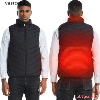 ♠۩℡(hot*) Electric Heated Vest Jacket USB Thermal Warm Up Heating Pad Body Warmer Clothes vastcouji