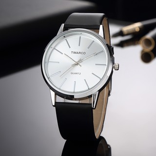Men's Watches Fashion PU Leather Quartz Wrist Watch
