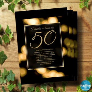 50th Birthday Invitations