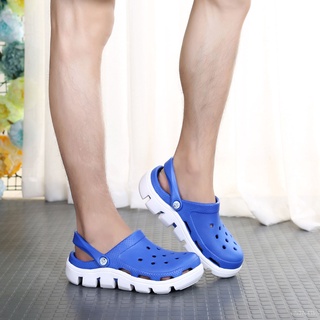 Xingyue Xiaoying Hole Shoes Men's Non-Slip Soft Bottom Breathable Beach Shoes Thick Bottom Toe Cap S
