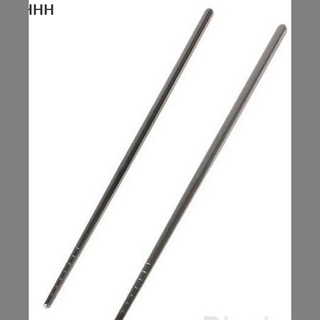 [WYL] 2 Pair Chinese Stylish Non-slip Design Chop Sticks Stainless **