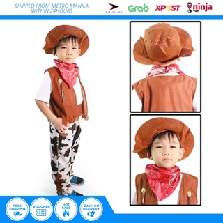 Cow Boy Costume for Kids Halloween Costume Cosplay