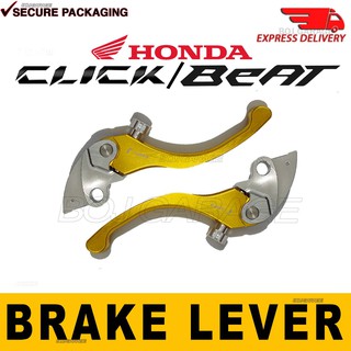 Honda Click V1/V2 Honda BeatFI Combi Brake Lever GOLD brand Full alloy