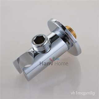 Brass Handheld Shower Holder Support Rack with Hose Connector Wall Elbow Unit Spout water inlet angl