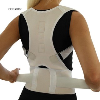 Unisex Posture Corrector Adjustable Shoulder Back Support Belt Band Brace