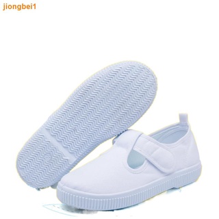 Where do not learn kindergarten white shoes children white student sneakers boys girls white cloth shoes baby canvas shoes