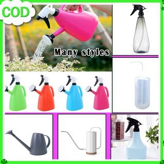 2 in 1 Plastic Watering Can Indoor Garden Plants Pressure Spray Water Kettle Adjustable Sprayer 1L Large Capacity Can Spray Bottle Pot Meaty Bonsai Plant Flower Sprayer Sprinkler Water Kettle Watering Can Hand Pressure Sprayer Gardening Sanitizer Tools