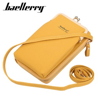Baellerry Fashion Crossbody Bags Women Mini PU Leather Shoulder Messenger Bag For Girls Yellow Sling