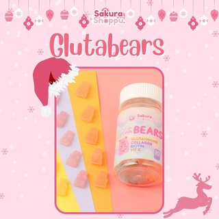 Gluta Gummy Bears ( Glutathione, Collagen, Biotin & Vit. C ( 30 gummies )